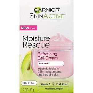 Garnier SkinActive Moisture Rescue Refreshing Gel-Cream Dry Skin Moisturizer NIB